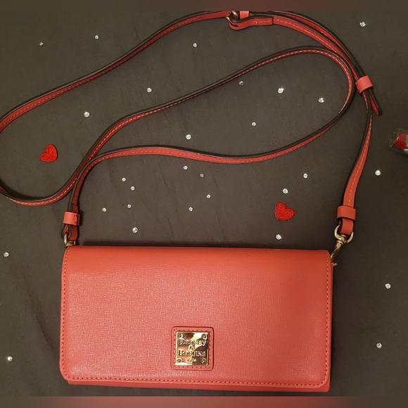 Dooney & Bourke Pebble Leather Daphne Crossbody Wallet Purse - Picture 15 of 16